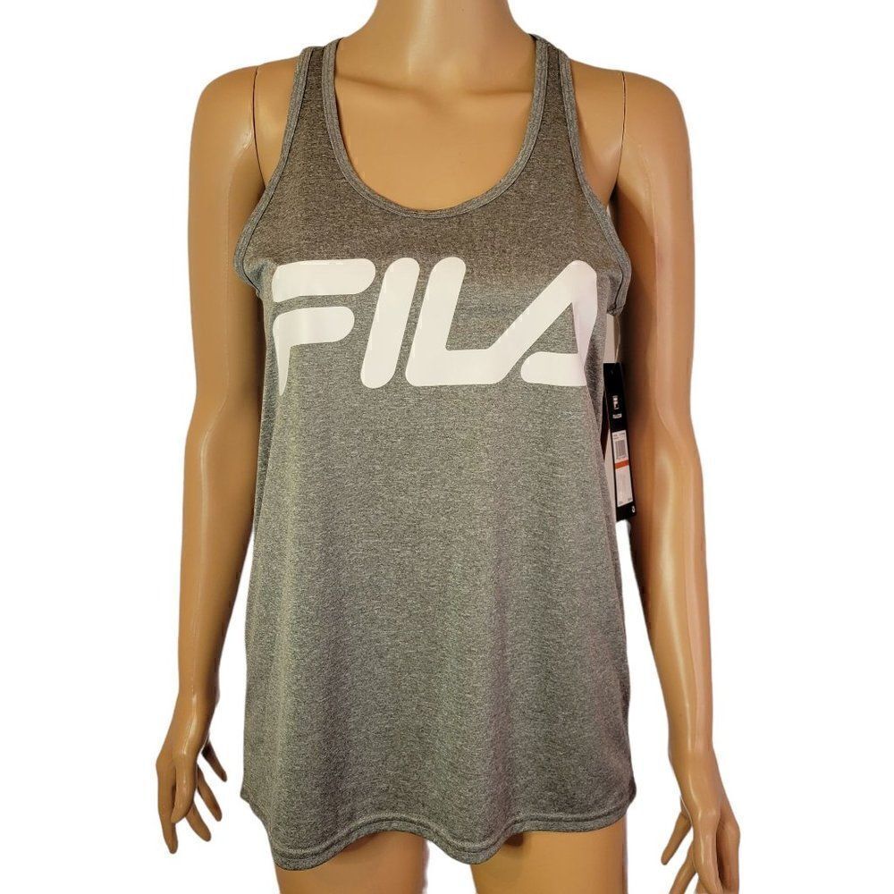 FILA Biana Tank Womens U Neck Sleeveless Tank Top (Size XS)
